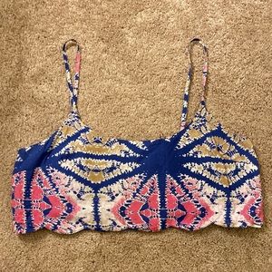 Free People Tie-dye Crop Top